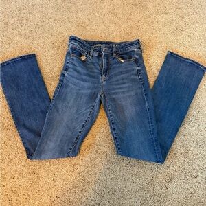 American Eagle Outfitters Women's Classic Blue Boot Cut Jeans
